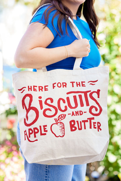 Biscuits and Apple Butter Tote Bag