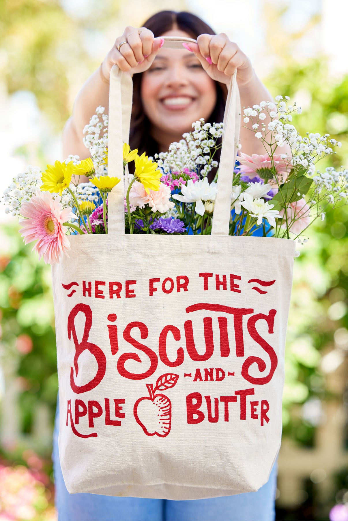 Biscuits and Apple Butter Tote Bag Lucille's Smokehouse BarBQue Store